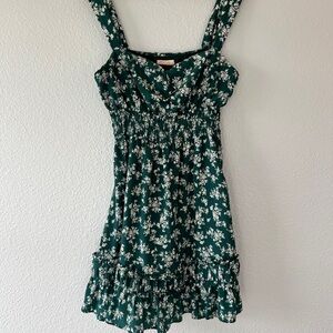 Showpo Green Floral Mini Dress